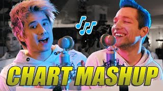 14 Chart Songs in 1  Mashup mit Rezo  Julien Bam [upl. by Elleirbag83]