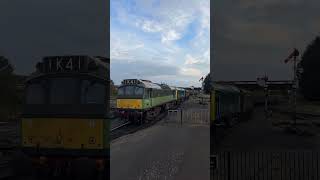 25278 D7628 amp 25262 double headed arriving KidderminsterSVR 2024 Autumn Diesel Gala [upl. by Ykceb]