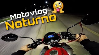 MOTOVLOG NOTURNO DE TITAN160 me surpreendi [upl. by Akino]