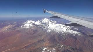 Cruce Cordillera de los Andes  Verano  LATAM 448 SCLTUC [upl. by Elliot]