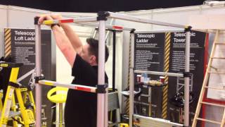 Telescopic Towers Demo at Totally DIY 2014 [upl. by Brabazon]