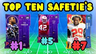 The Top 10 Safeties in Madden 24 [upl. by Ajam447]