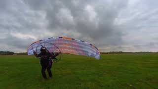 Paramotor Take Off amp Landing on my Dudek Nucleon 4 [upl. by Adnilasor644]