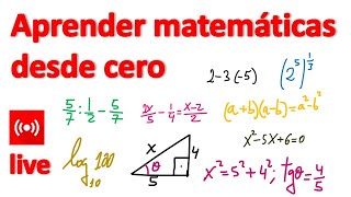 Cómo APRENDER MATEMÁTICAS desde cero Nivel Básico [upl. by Hokanson448]