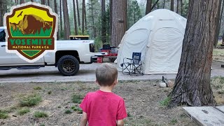 Camping in Yosemite Valley  Biggest Tent We Have Ever Seen [upl. by Sldney]