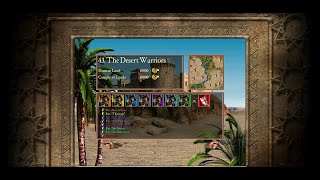 Stronghold Crusader HD First Edition Trail Mission 43  The Desert Warriors 90 Game Speed HD [upl. by Acirfa]