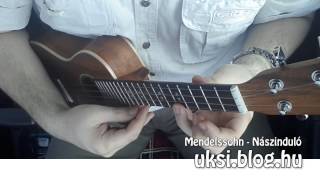 Wedding March  Mendelssohn  ukulele cover [upl. by Richella]