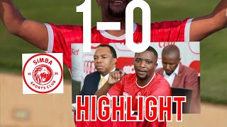 🔴ANGALIA HIGHLIGHT SIMBA SC 1 VS DODOMA JIJI 0 ✅🌐 [upl. by Elleira]