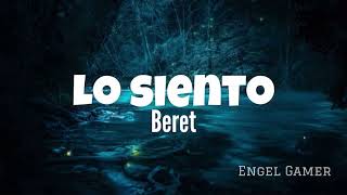 Beret Lo siento letra [upl. by Clougher]