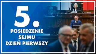 5 posiedzenie Sejmu  dzień pierwszy 7 lutego 2024 r [upl. by Zosema]