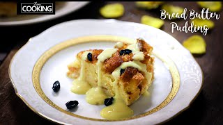 Bread Butter Pudding  Dessert  Pressure Cooker Recipes  Pudding  Easy Dessert Recipes [upl. by Drwde]