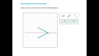 Drawing lines of symmetry ALEKS examples [upl. by Siravrat993]