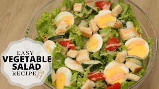 Pinaka Madaling VEGETABLE SALAD Recipe [upl. by Sutphin]