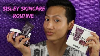 Sisley Skincare Routine  HUEYYROUGE [upl. by Ynatterb472]