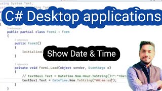 How to Show Date amp Time CNet WinForms [upl. by Victorine]