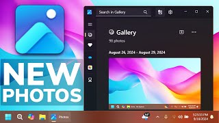 New Photos App in Windows 11  New Gallery Performance Improvements and New Edit with Photos Button [upl. by Stevie879]