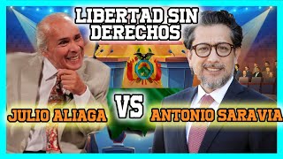 DEBATE LIBERAL EN BOLIVIA ANTONIO SARAVIA VS JULIO ALIAGA RÉPLICA [upl. by Marc731]