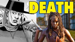 Will Michonne get Andreas Comic DEATH in The Walking Dead Season 9 [upl. by Schott706]