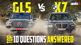 2024 BMW X7 vs Mercedes GLS Comparison Review  Finding the Winner in 10 Simple Questions  autoX [upl. by Ralfston610]