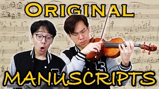 TwoSetViolin Archive  Sightreading ORIGINAL MANUSCRIPTS [upl. by Favien]