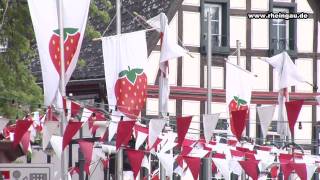 Erdbeerfest in Erbach im Rheingau [upl. by Yeltrab]