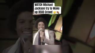 Michael Jackson TRIES To Wake DEAD Crowd Up 👀👏🏾 shorts michaeljackson [upl. by Ailhad]