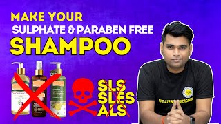 Shampoo Making at Home  Sulphate amp Paraben free Shampoo Formula  Soap Making at Home [upl. by Cimah]