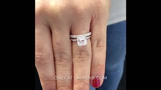 215 ct Asscher Cut Diamond Solitaire Engagement Ring [upl. by Atinaj158]