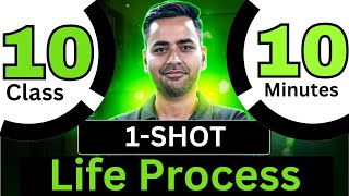 Life Process  Class 10  Full Chapter in 10 Minutes Quick 1 Shot [upl. by Nelyak101]