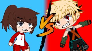 Katsuki Bakugou vs Lynn Loud Gacha Club [upl. by Denie]