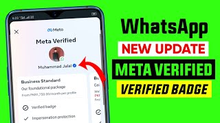 WhatsApp Meta verified subscriptions update  WhatsApp Verified badge update  Meta Verified [upl. by Adaurd]