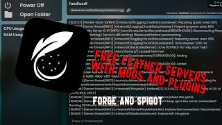 How To Mod and Use Plugins On Free Feather Client Servers Watch new vid for forge [upl. by Sabino]