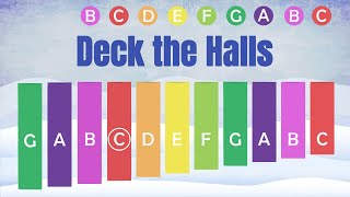 Deck the Halls XYLOPHONE Play Along [upl. by Alicsirp]