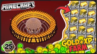 Aku Habiskan 30 HARI di minecraft Membuat GOLD FARM RAKSASA   Minecraft Survival Indonesia S2 25 [upl. by Keifer749]