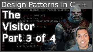 C Visitor Design Pattern  Part 3 of 4 Coding the Visitor [upl. by Sadnak]