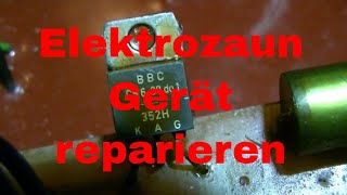 230 Volt Elektrozaungerät compact electronic reparieren  eflose 857 [upl. by Laura320]