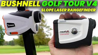 Bushnell Golf Tour V4 Slope Laser Rangefinder Golfers Review 2024 Bushnell Rangefinder [upl. by Jacinto796]