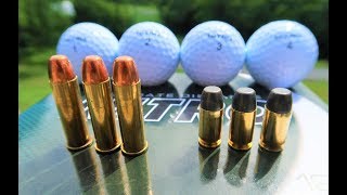 38 vs 380  Shooting Golf Balls [upl. by Yrian735]