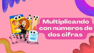 Multiplicando con dos cifras en clase  Maestra My [upl. by Mclain416]