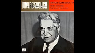 SCHNABEL  SCHUBERT Impromptus op 90 [upl. by Arres]