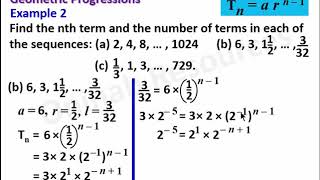 Sequences and Series Lesson 2Geometric Progression [upl. by Ecnadnac]