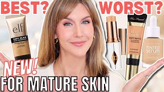 4 Best amp Worst NEW Foundations for Mature Skin  Foundation Roundup 2024 [upl. by Riti]