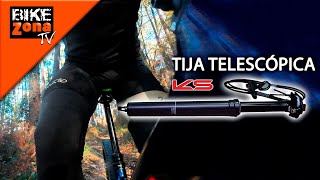 A prueba la tija telescópica KS LEV C12 [upl. by Hanikahs]