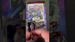 HUGE Freddy Freeman hit 2024 Topps Chrome Cosmic Baseball cards pack rip [upl. by Odnamla]