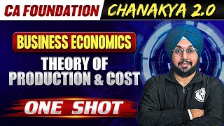 Business Economics Theory of Production and Cost  CA Foundation Chanakya 20 Batch 🔥 [upl. by Hairaza]