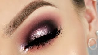 Hooded Eyes Makeup  Colour amp Glitter  STEPHANIE LANGE [upl. by Kutzer]