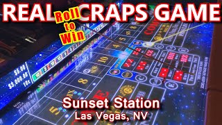 THE FUTURE OF CRAPS  Live Craps Game 58  Sunset Station Las Vegas NV  Inside the Casino [upl. by Etselec452]