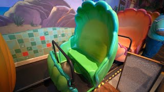 NEW The Little Mermaid Ride  LOWLIGHT POV  Disney California Adventure Disneyland Resort [upl. by Jami108]