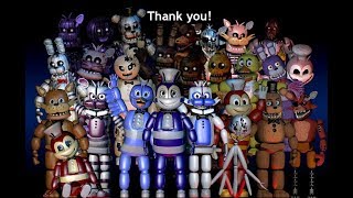 JOLLY 1 2 3 EXTRAS ALL ANIMATRONICS [upl. by Aneehsak]