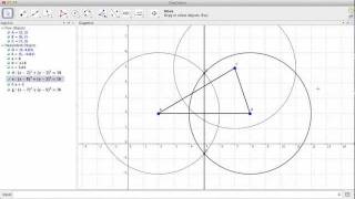 Kružnice opsaná trojúhelníku [upl. by Sisto]
